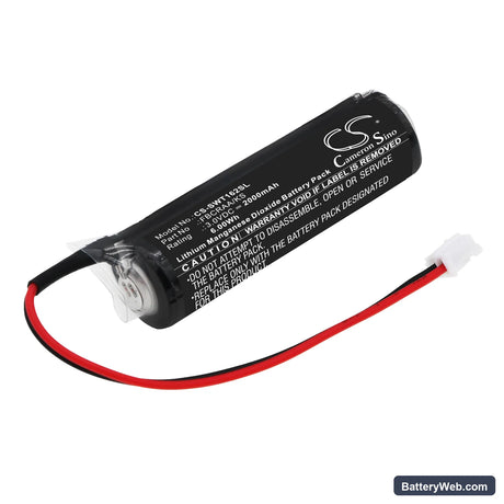 Siemens WTX16 Replacement Battery, 3V, 2000mAh, Li-MnO2 1