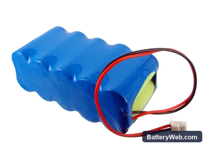 Smiths WZ50F6 Replacement Battery, 12V, 2000mAh, Ni-MH 4