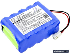 Smiths Corporation TOP-5300 Replacement Battery, 12V, 2000mAh, Ni-MH 1