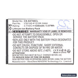 Siemens Gigaset SL78H Replacement Battery, 3.7V, 830mAh, Li-ion 3