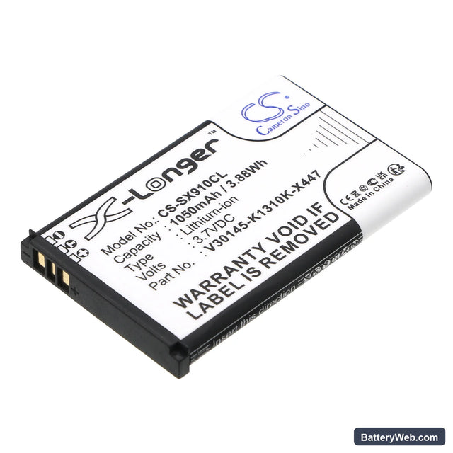 Siemens Gigaset SL910 Replacement Battery, 3.7V, 1050mAh, Li-ion 1