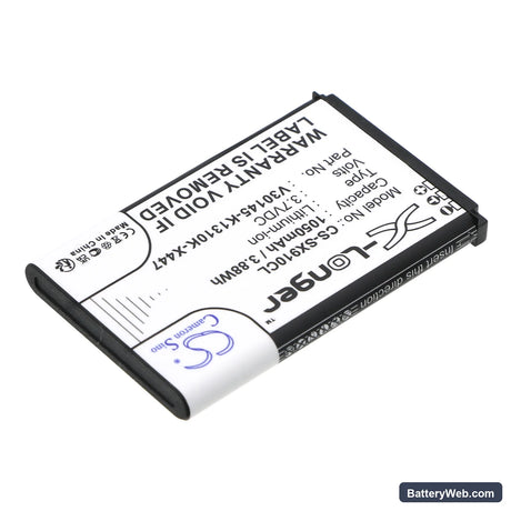 Siemens Gigaset SL910 Replacement Battery, 3.7V, 1050mAh, Li-ion 2