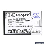 Siemens Gigaset SL910 Replacement Battery, 3.7V, 1050mAh, Li-ion 3