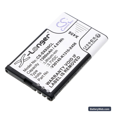 Telekom Speedphone 701 Replacement Battery, 3.7V, 1300mAh, Li-ion 1