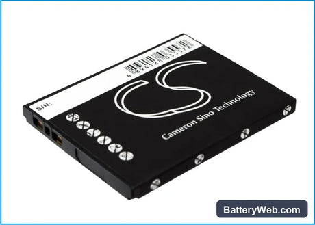 Sharp Waterpoof 935SH Replacement Battery, 3.7V, 700mAh, Li-ion 2
