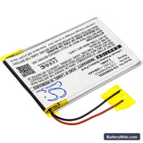 Sony MDR-DS6500 Replacement Battery, 3.7V, 550mAh, Li-Polymer 2