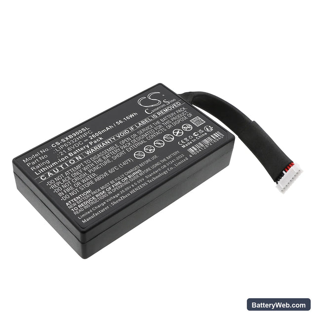Sony GTK-XB90 Replacement Battery, 21.6V, 2600mAh, Li-ion 1