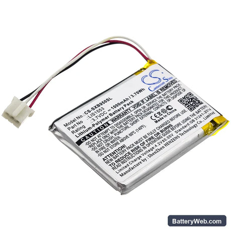 Sony MDR-XB950N1 Replacement Battery, 3.7V, 1000mAh, Li-Polymer 1