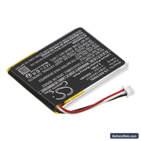 Sennheiser PXC 550 Replacement Battery, 3.7V, 650mAh, Li-Polymer 2