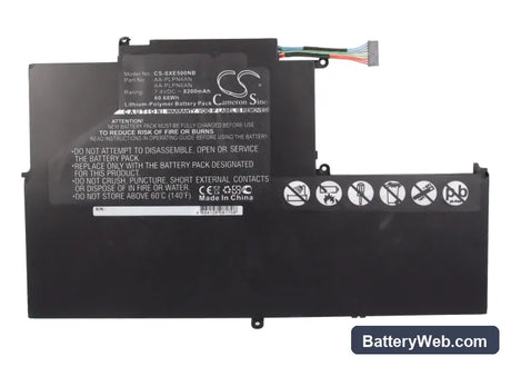 Samsung Series 5 ChromeBook Replacement Battery, 7.4V, 8200mAh, Li-Polymer 5