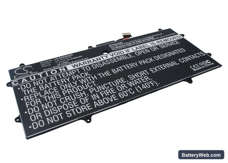 Samsung Chromebook 2 13.3" Replacement Battery, 7.6V, 4700mAh, Li-Polymer 3