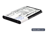 Sirius SXi1 Replacement Battery, 3.7V, 1250mAh, Li-ion 3