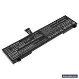 Schenker XMG Fusion 15 XFU15L19 Replacement Battery, 11.4V, 8000mAh, Li-Polymer 1