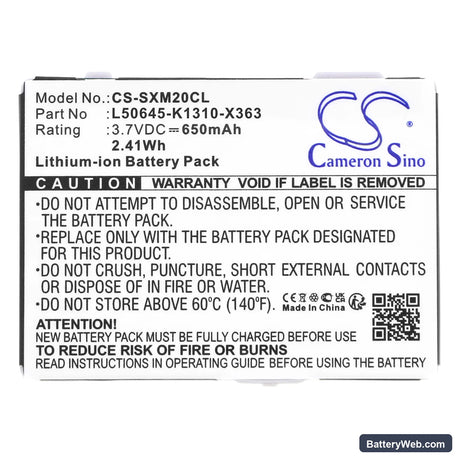 Unify OpenStage M3 Replacement Battery, 3.7V, 650mAh, Li-ion 5