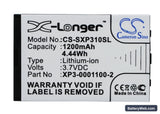 Socketmobile Sonim XP3-S Replacement Battery, 3.7V, 1200mAh, Li-ion 1