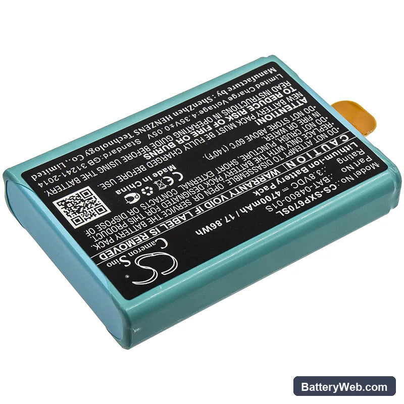 Socketmobile Sonim XP7 Replacement Battery, 3.8V, 4700mAh, Li-ion 2