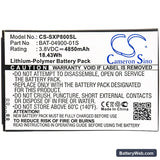 Sonim XP8 Replacement Battery, 3.8V, 4850mAh, Li-Polymer 3