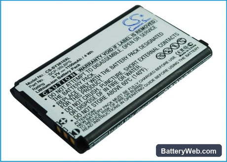 Sanyo SCP-3810 Replacement Battery, 3.7V, 1100mAh, Li-ion 1