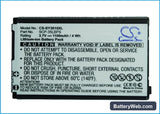 Sanyo SCP-3810 Replacement Battery, 3.7V, 1100mAh, Li-ion 5
