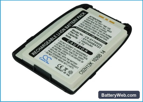 Sanyo 7500 Replacement Battery, 3.7V, 1050mAh, Li-ion 2