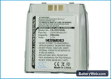 Sanyo SCP-8100 Replacement Battery, 3.7V, 950mAh, Li-ion 5
