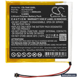 Astell&Kern AK120 Replacement Battery, 3.8V, 2600mAh, Li-Polymer 3