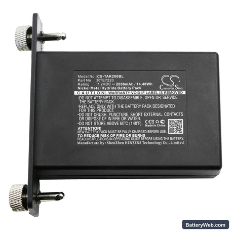 Schwing Betonpumpe AK2 Replacement Battery, 7.2V, 2000mAh, Ni-MH 5