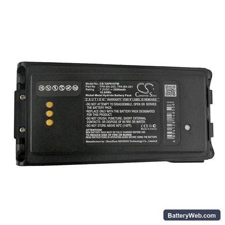 Radon 351 Replacement Battery, 7.2V, 2500mAh, Ni-MH 5
