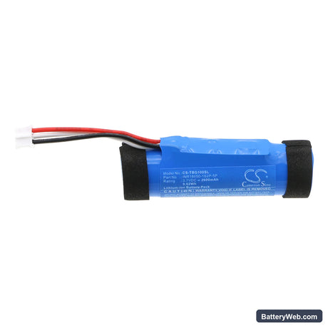 Teufel Boomster Go Replacement Battery, 3.7V, 2600mAh, Li-ion 3