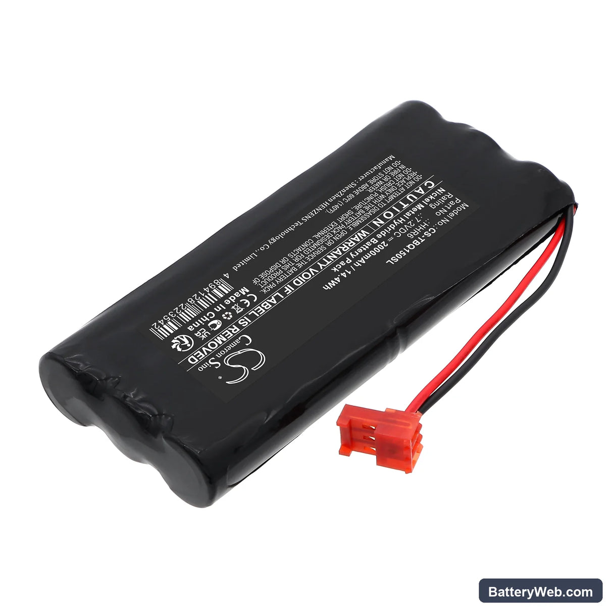 Tobias IQ150 Paper-Chek Replacement Battery, 7.2V, 2000mAh, Ni-MH 2