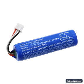 Triplett BR500 High Definition Articulating Borescope Replacement Battery, 3.7V, 2600mAh, Li-ion 1