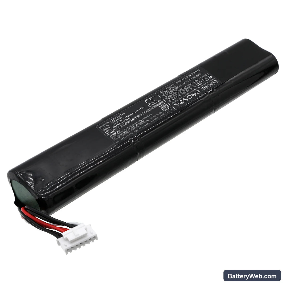 Teufel Boomster 2020 Replacement Battery, 11.1V, 6700mAh, Li-ion 1