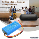 Tribit Stormbox Bluetooth Speaker Replacement Battery, 7.4V, 2600mAh, Li-ion 6