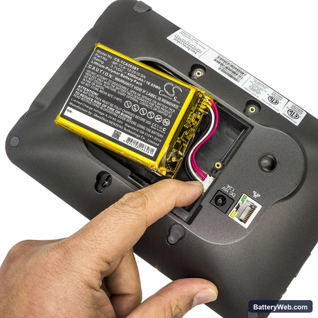 Xfinity Home Security Touch Screen Replacement Battery, 3.7V, 4500mAh, Li-Polymer 7