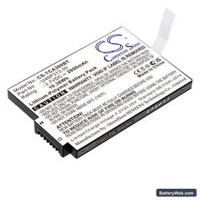 Xfinity iControl Technicolor Replacement Battery, 3.7V, 2800mAh, Li-Polymer 1