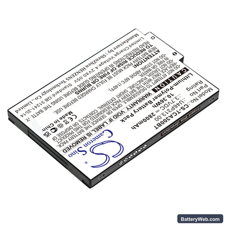 Xfinity iControl Technicolor Replacement Battery, 3.7V, 2800mAh, Li-Polymer 2