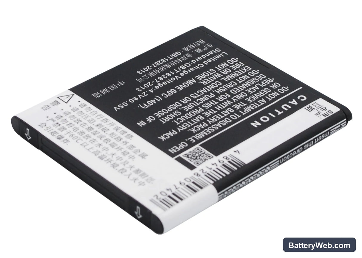 TCL J630T Replacement Battery, 3.7V, 1600mAh, Li-ion 5