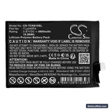 TCL 40 SE Replacement Battery, 3.87V, 4900mAh, Li-Polymer 1