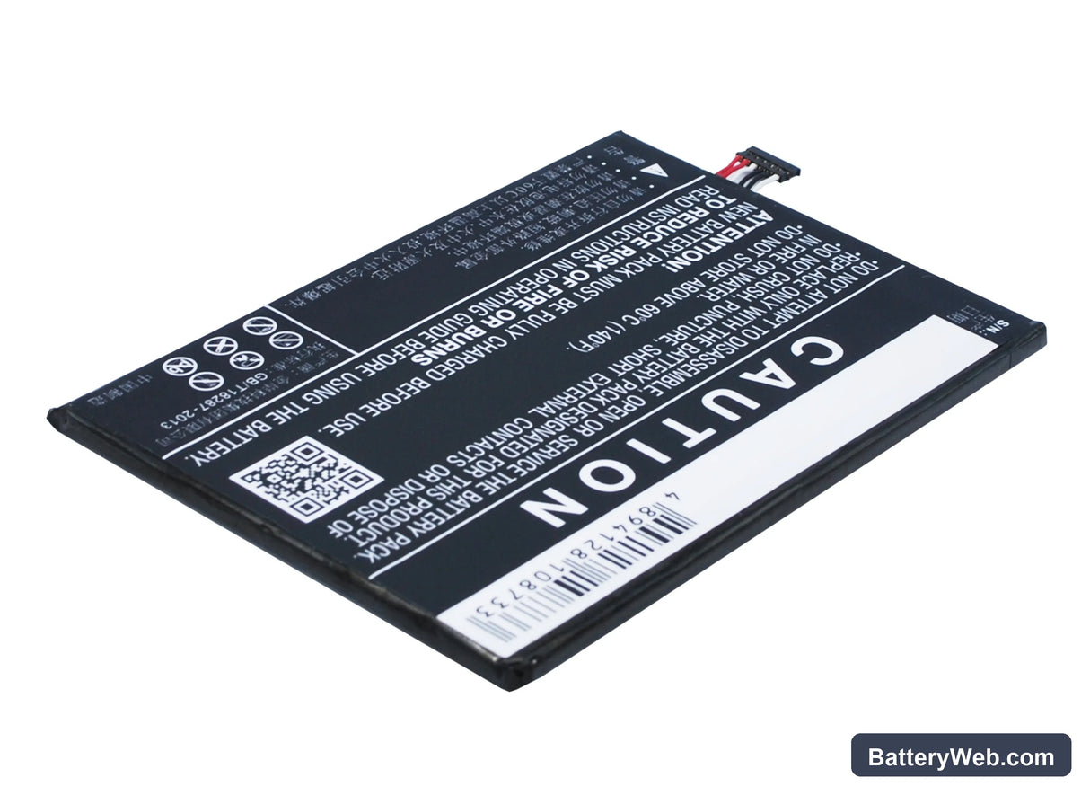 TCL M823 Replacement Battery, 3.8V, 3500mAh, Li-Polymer 3