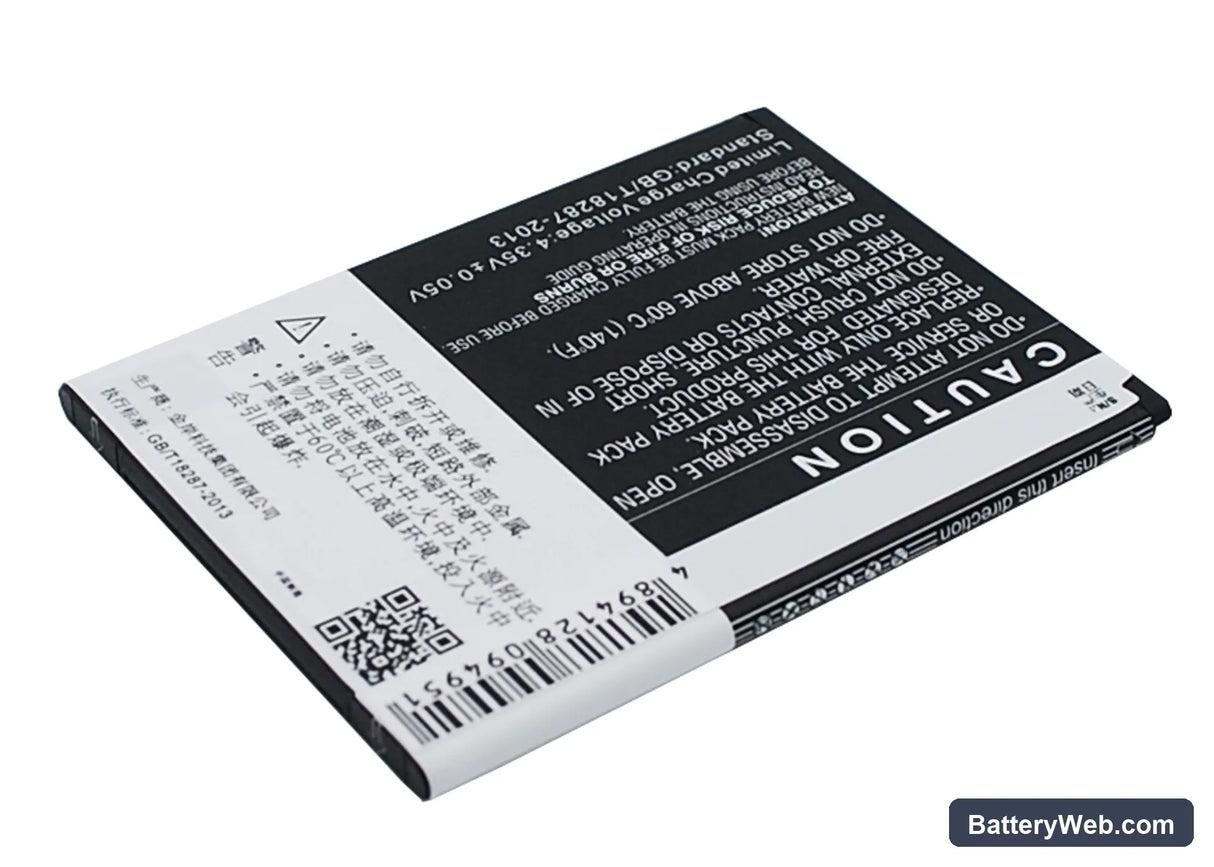 TCL P306C Replacement Battery, 3.8V, 1800mAh, Li-ion 4