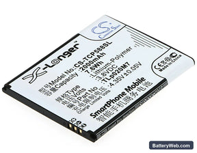 TCL TCL P588 Replacement Battery, 3.8V, 2000mAh, Li-Polymer 1