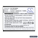 Tenda 4G180. 4G LTE Replacement Battery, 3.8V, 2100mAh, Li-ion 5