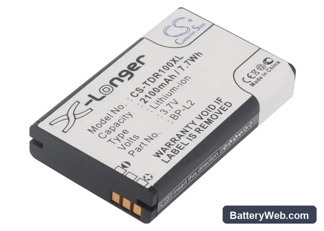 Tascam DR-1 Replacement Battery, 3.7V, 2100mAh, Li-ion 1