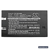 Telemotive 10K12SS02P7 Replacement Battery, 7.2V, 2000mAh, Ni-MH 3