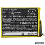 Tecno Spark 2 Replacement Battery, 3.8V, 3200mAh, Li-Polymer 3