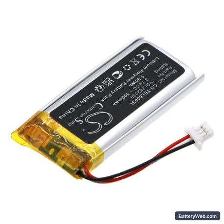 Turtle Beach Stealth 600 2Gen Replacement Battery, 3.7V, 500mAh, Li-Polymer 2