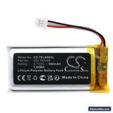 Turtle Beach Stealth 600 2Gen Replacement Battery, 3.7V, 500mAh, Li-Polymer 3