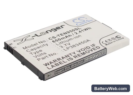 Telefunken eurofon T95 Replacement Battery, 3.7V, 650mAh, Li-Polymer 1
