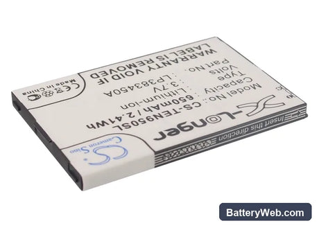 Telefunken eurofon T95 Replacement Battery, 3.7V, 650mAh, Li-Polymer 2