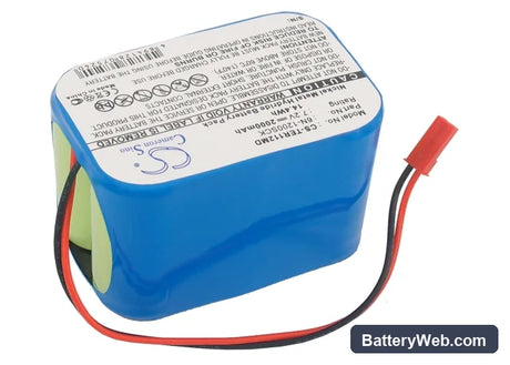 Terumo TE-112 Replacement Battery, 7.2V, 2000mAh, Ni-MH 2